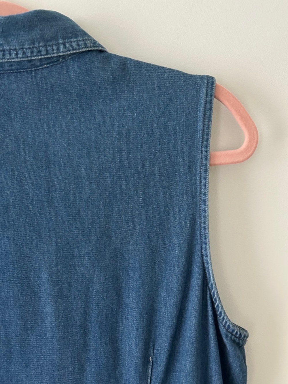 Cherokee 100% Cotton Denim Button Up Maxi Dress - Picture 10 of 13